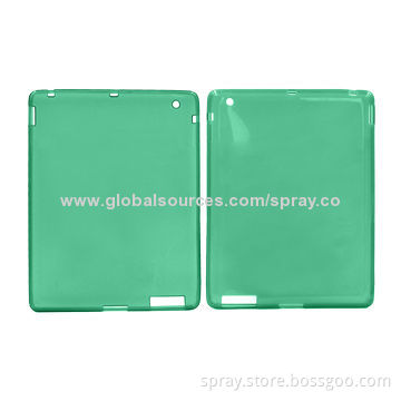 Clear Soft Flexible TPU Back Smart Covers for iPad 2/3, Made to Work, customized Colors Available